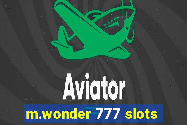 m.wonder 777 slots